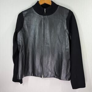 Pendleton Black and Gray Crew Neck Sweater